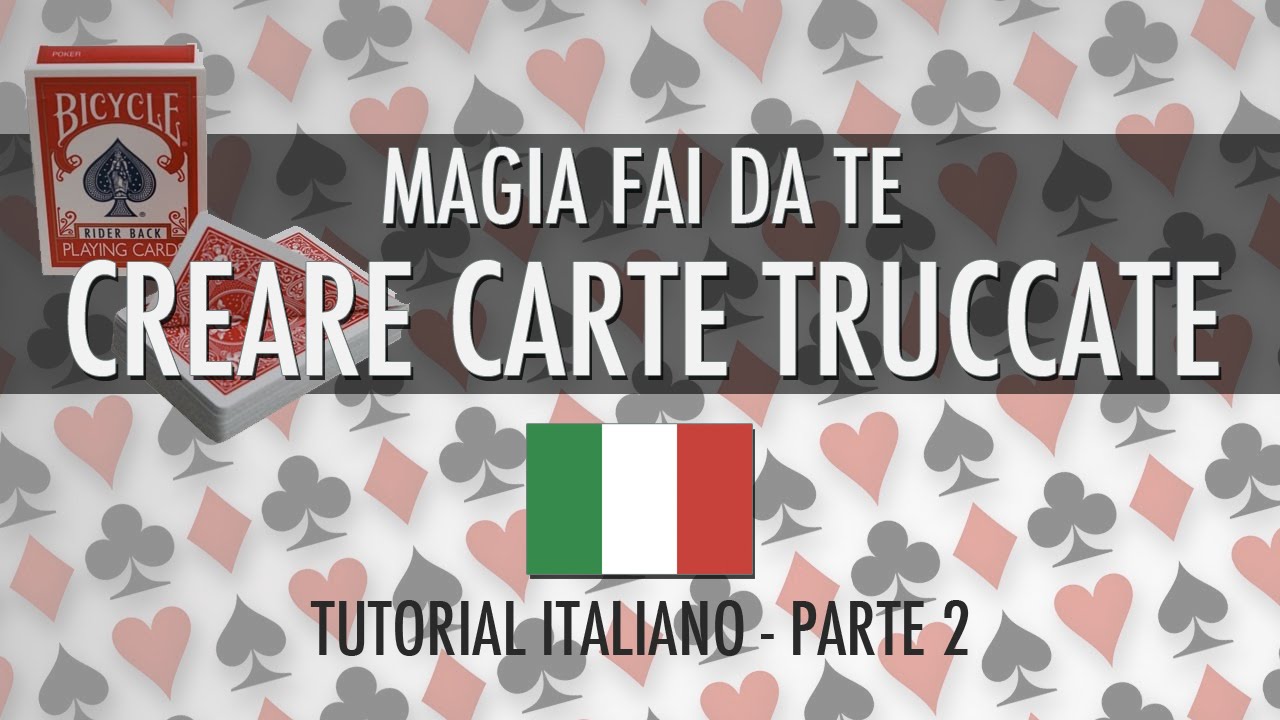 Tutorial - Creare carte doppia faccia e doppio dorso perfette - Parte 2