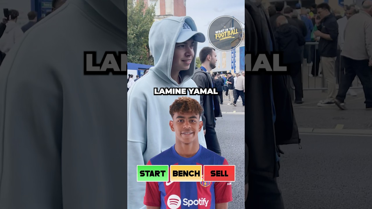 START BENCH SELL!!👀🔥🤔 #lamineyamal #dembele #mbappe #colepalmer #funny #football #soccer #viral