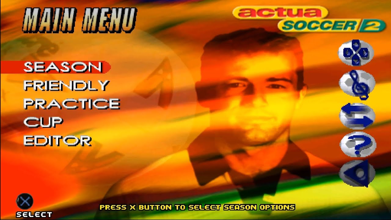 Actua Soccer 2 PS1 Playthrough - Not As Good As The First One