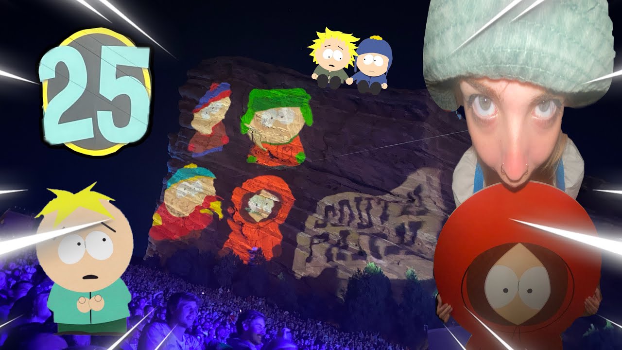SOUTH PARK 25 ANNIVERSARY RED ROCKS CONCERT EPIC SLAY TIMES VLOG (REAL)