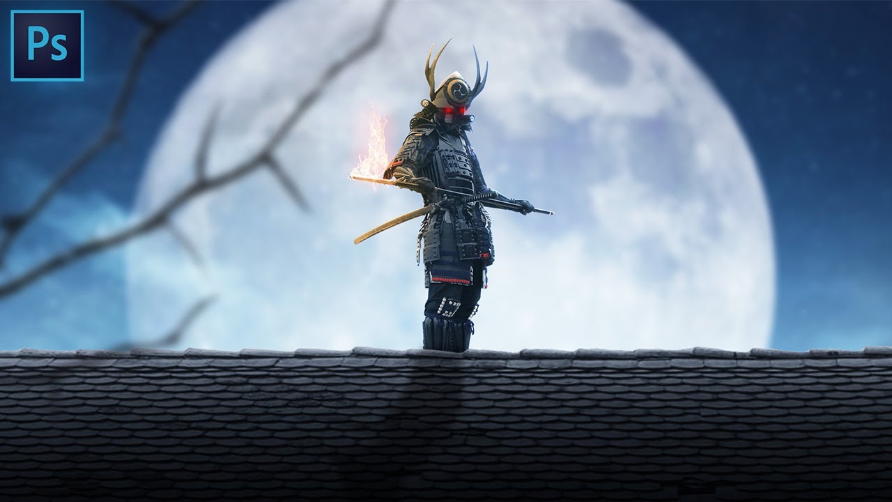 Medieval Samurai | Photoshop 2021 Composition Tutorial