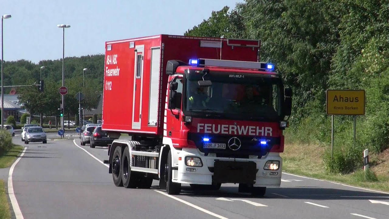 (Gasausströmung) Einsatzfahrten Dienstbetrieb & Freiwillige Feuerwehr Ahaus