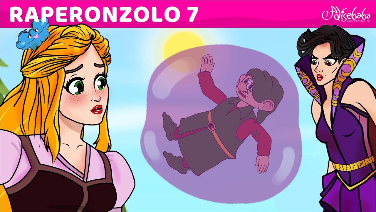 Raperonzolo Parte 7 - Salva il Nano Melenso - Storie - Cartoni Animati - Fiabe per Bambini
