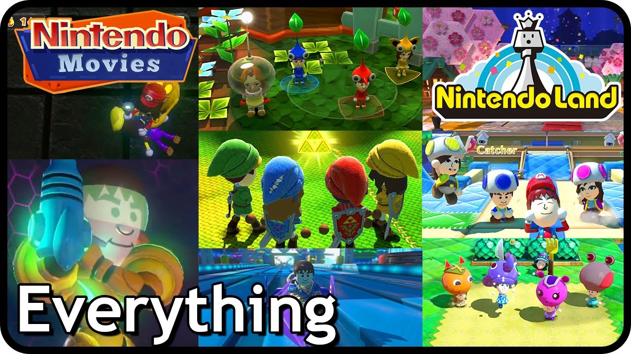 Nintendo Land - Everything (1-5 Players: Maurits, Rik, Myrte, Danique, Thessy, Anja, Bryan, Léon)