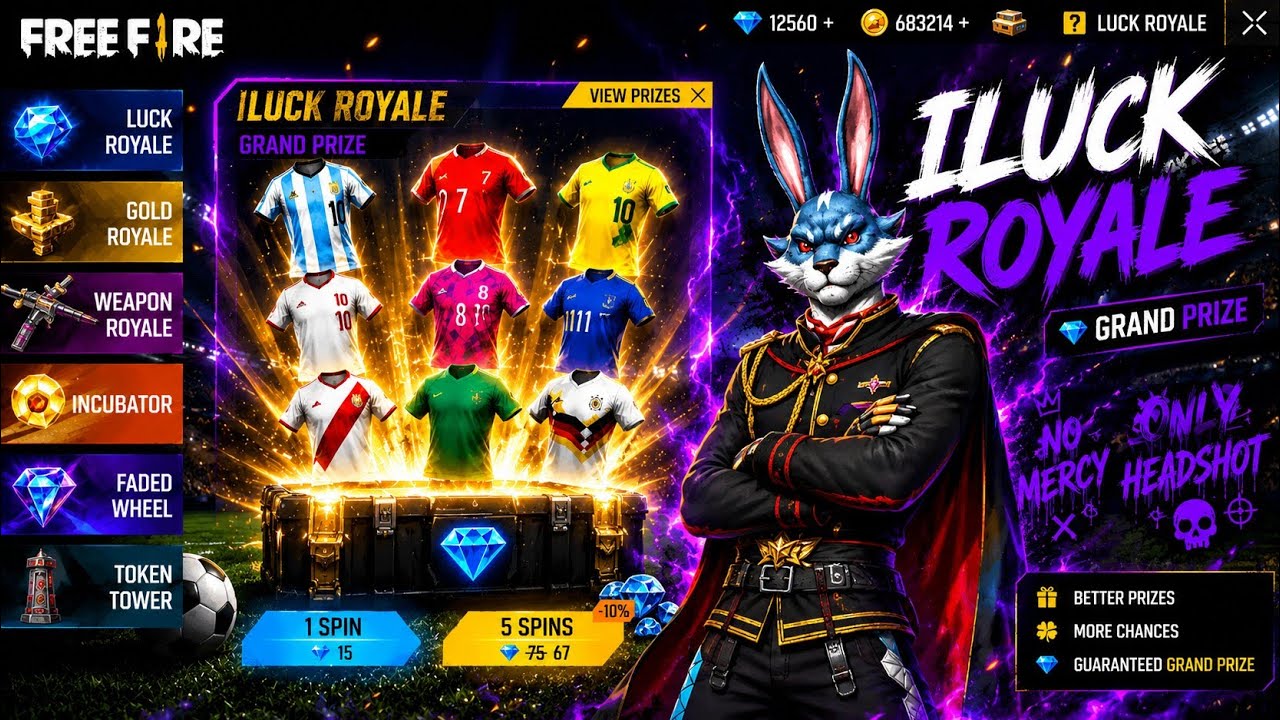 New Football Royale // FREE FIRE EVENTS 🔥 