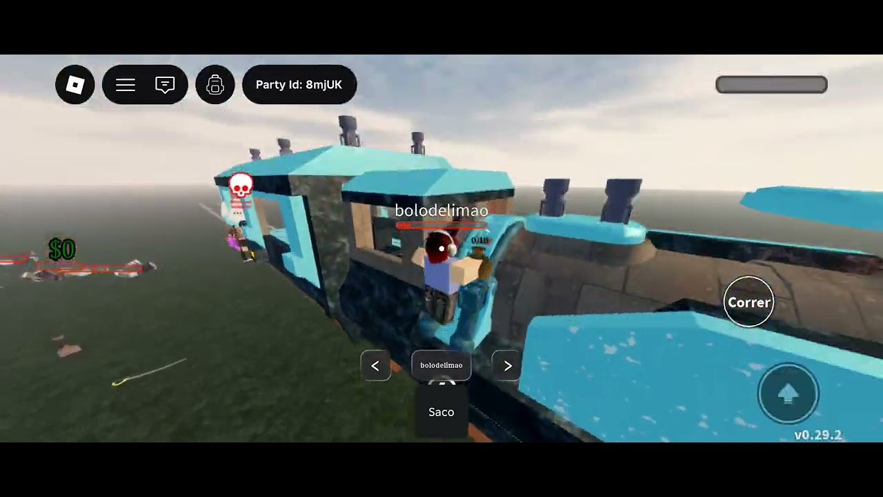 JOGANDO COM MEU INSCRITO NO DEAD REAILS!#roblox #robloxedit#deadreails #games#music 