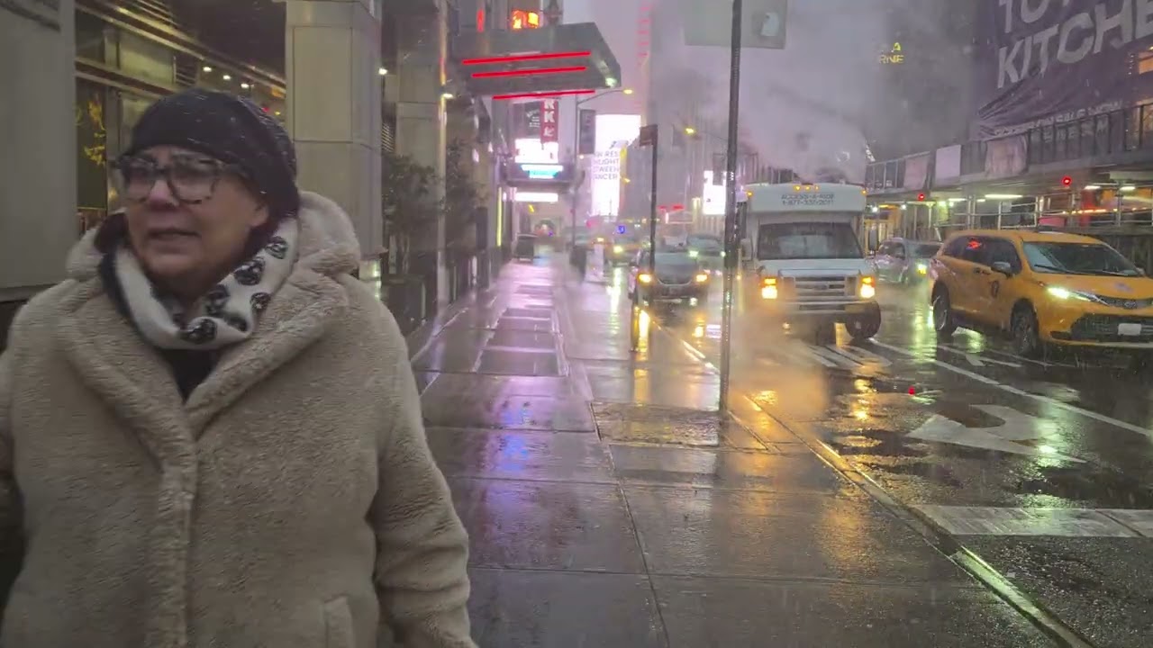 Piero Armenti sotto la tempesta a New York