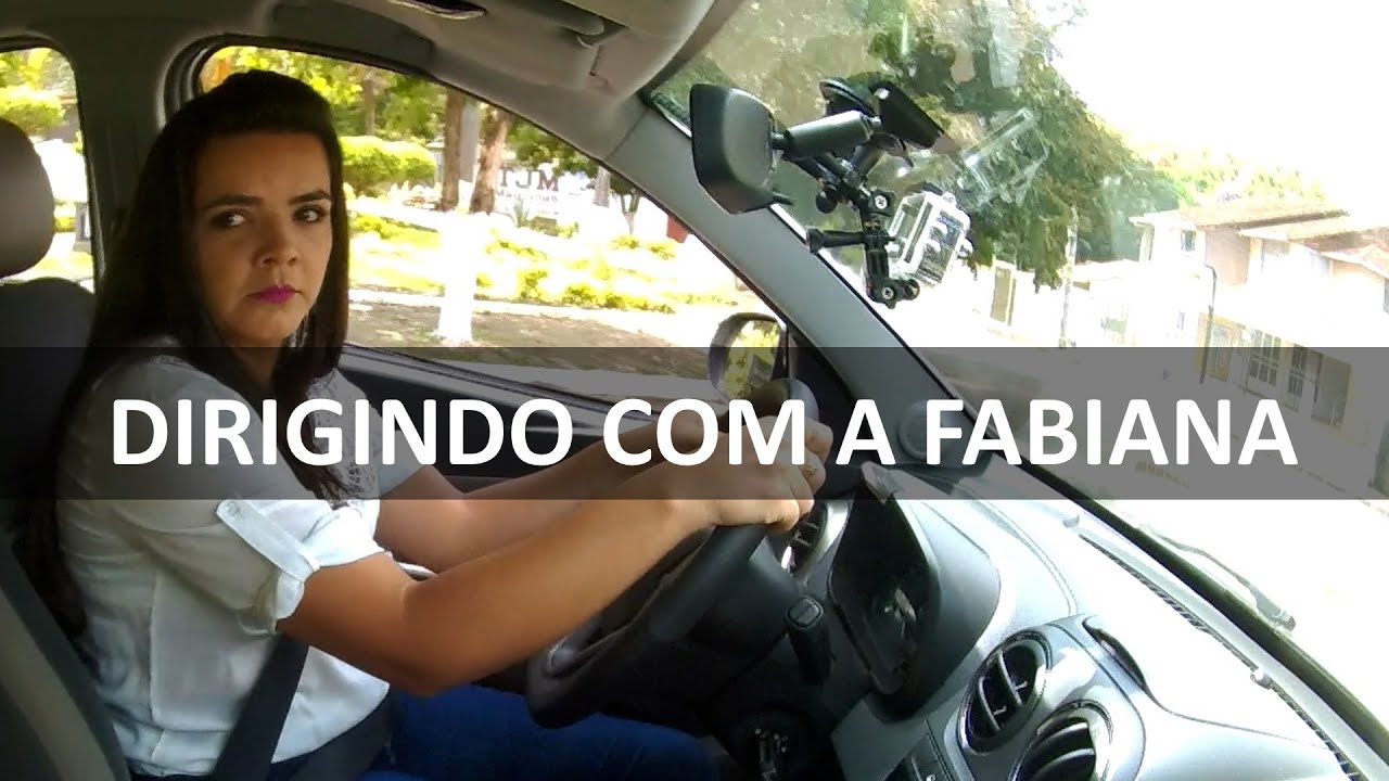 DIRIGINDO NO TRÂNSITO COM A FABIANA - PARTE 1