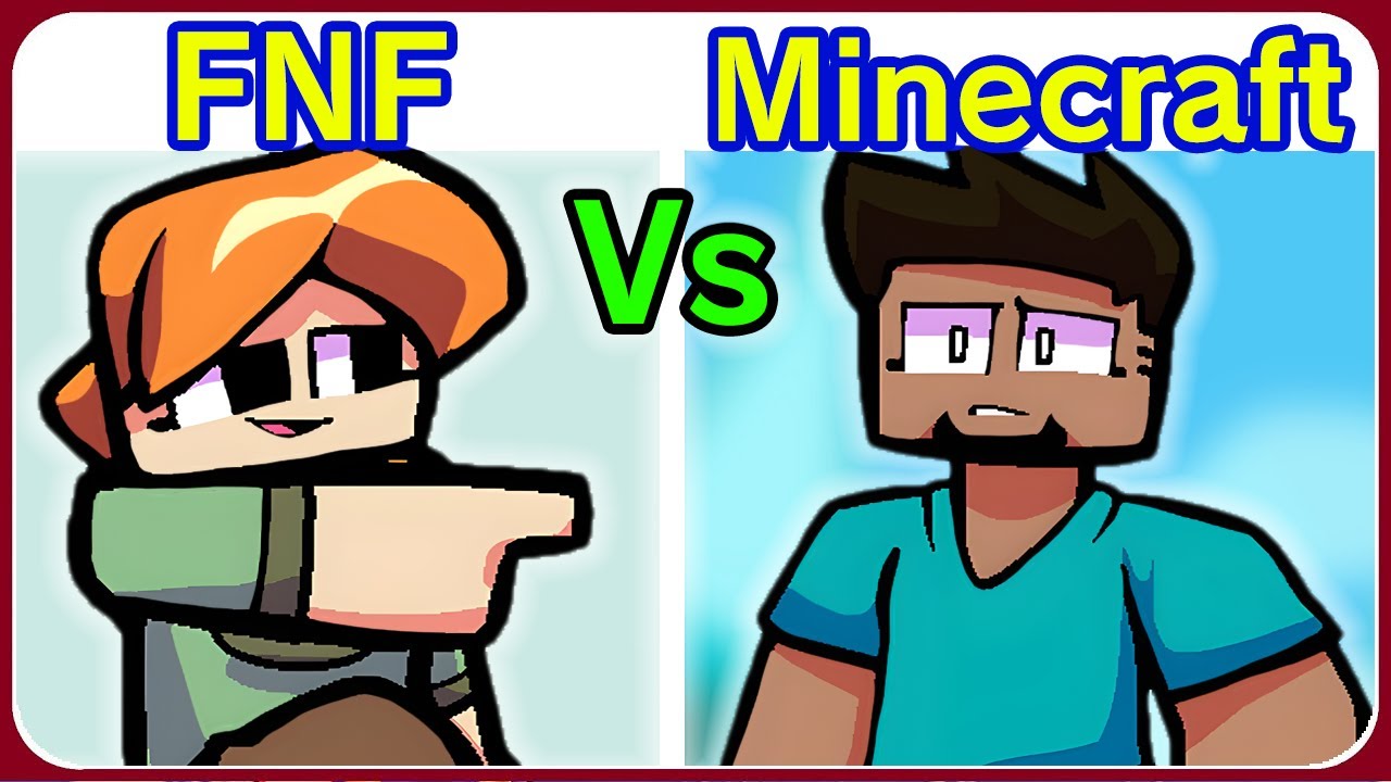 Friday Night Funkin' - Steve + Alex VS Enderman Dad (Minecraft Edition) [FNF MOD/Hard]