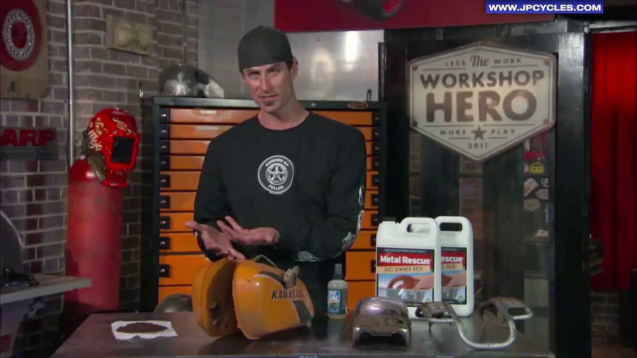 Remove Rust from a Motorcycle Gas Tank with Metal Rescue - Available at J&P Cycles