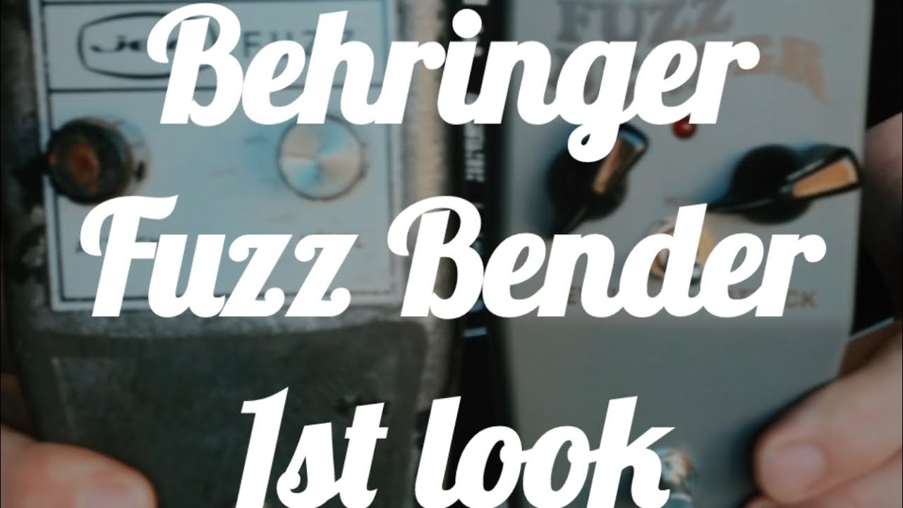 Behringer Fuzz Bender first impressions