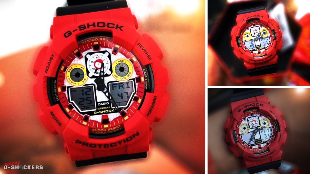 Casio G-Shock Daruma Series Collection | Analog-Digital Watch | GA100DA-4A