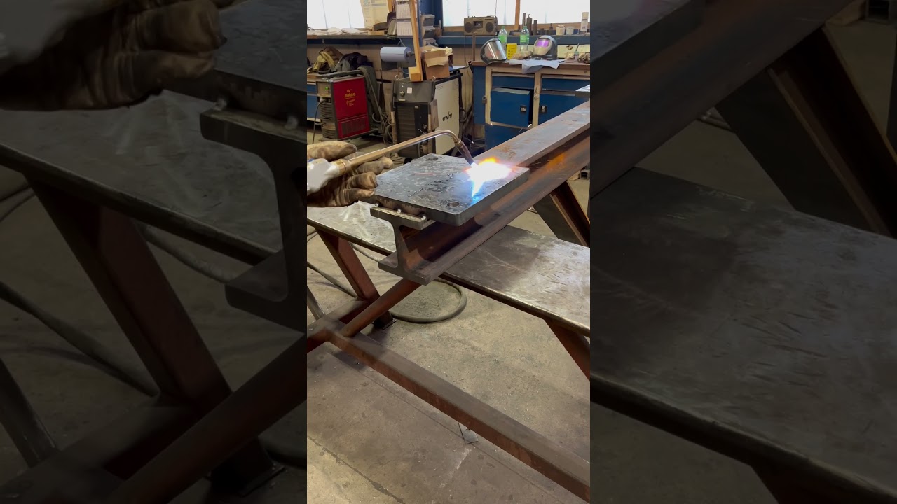 YOU MUST PREHEAT IF YOU HAVE TO WELDING THICK PLATES