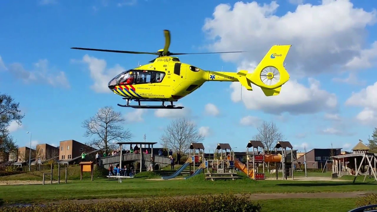 Traumaheli stijgt op