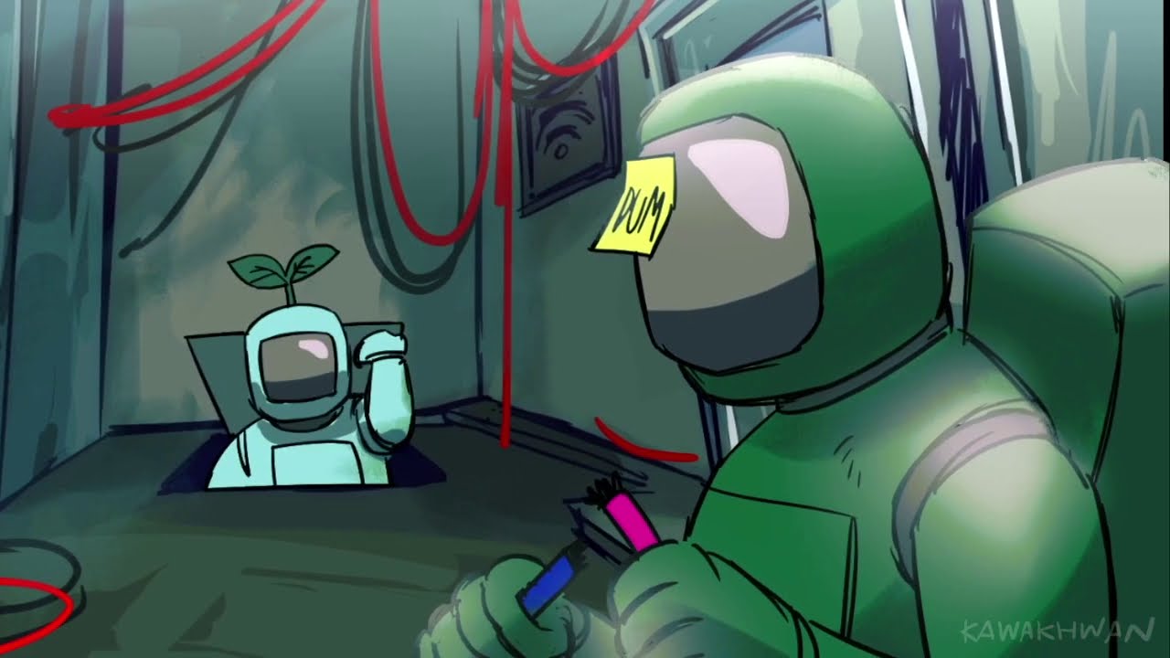 Among Us - Short Animation - GOD DAMN IT