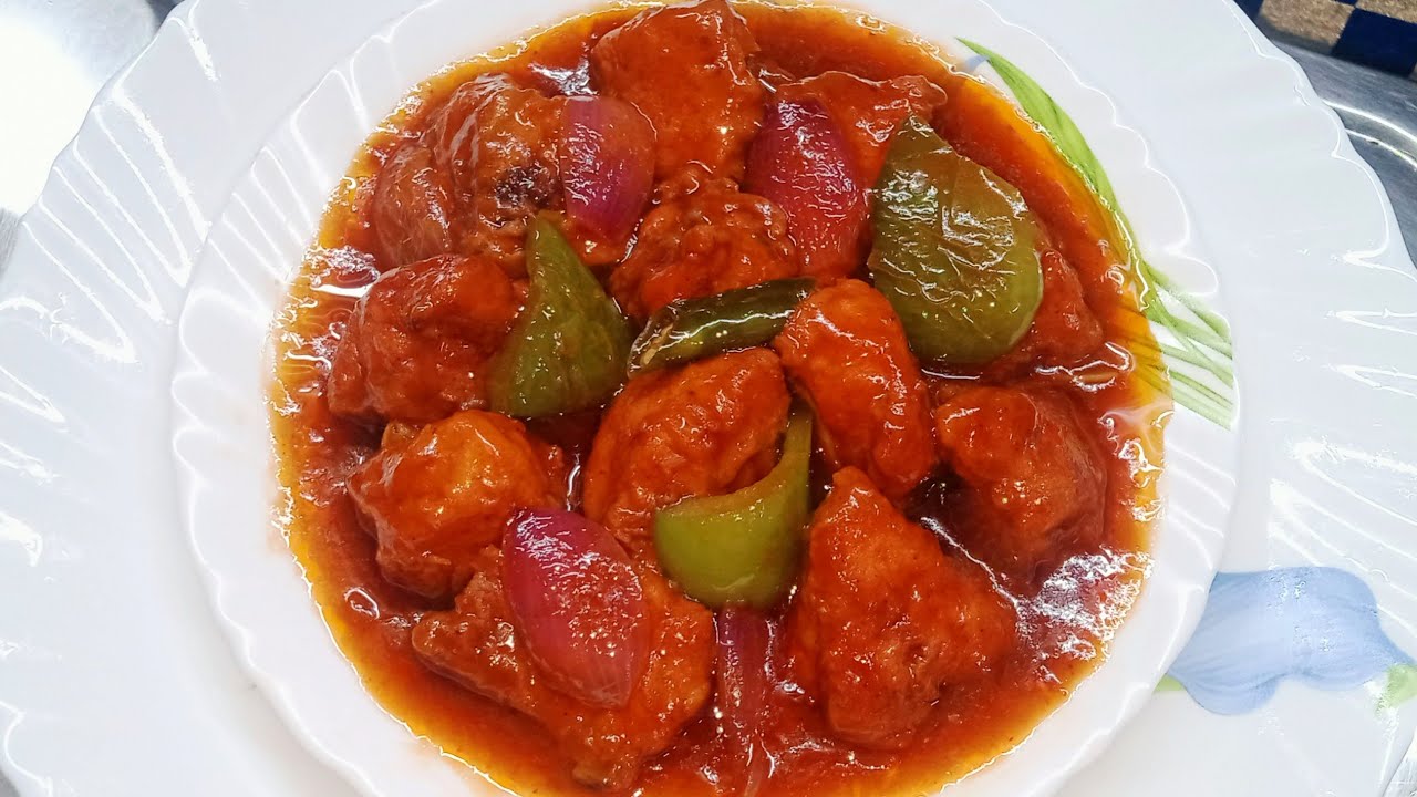 বাড়িতে রেস্টুরেন্ট স্টাইলে চিলি চিকেন তৈরির সহজ রেসিপি। Chilly chicken recipe। চিলি চিকেন।