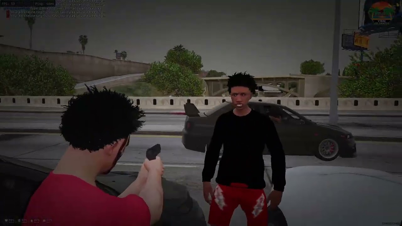 i got backdord by my gang in gta rp