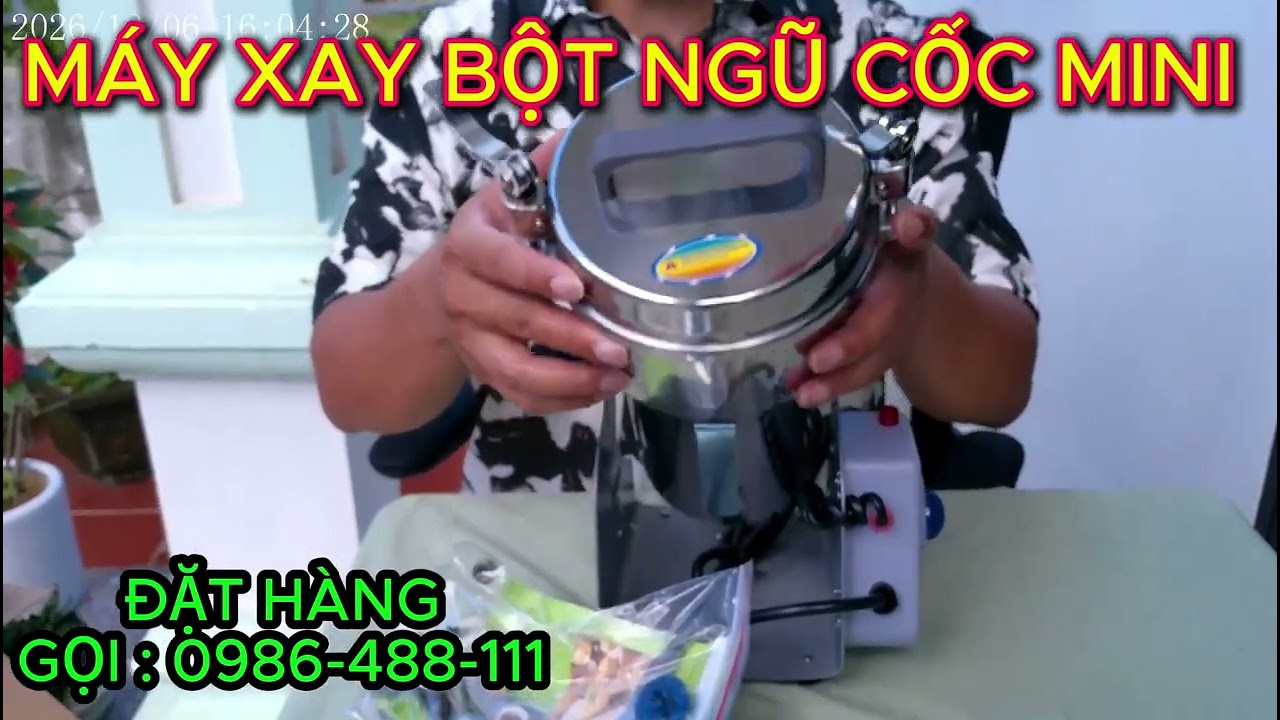 Máy Xay Ngũ Cốc Hạt Khô Siêu Mịn Loại Xịn – Xay Bột Nhanh, Bền Bỉ, An Toàn Cho Gia Đình