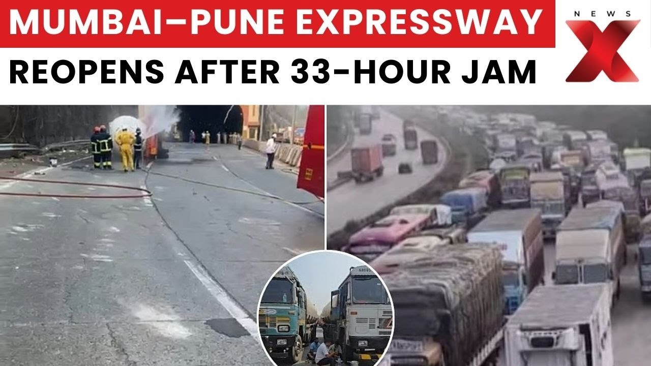 Mumbai&ndash;Pune Expressway Reopens After 33-Hour Jam Caused By Overturned Gas Tanker | NewsX