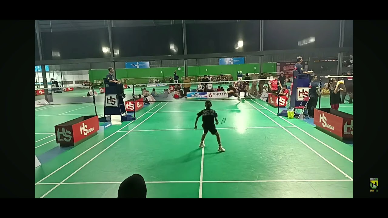Final Heyna Open 2026. Tunggal usia dini putri. Azhalea K.D.S(Jaya Raya Solo)vsDicky Abidah A.I(KBA)