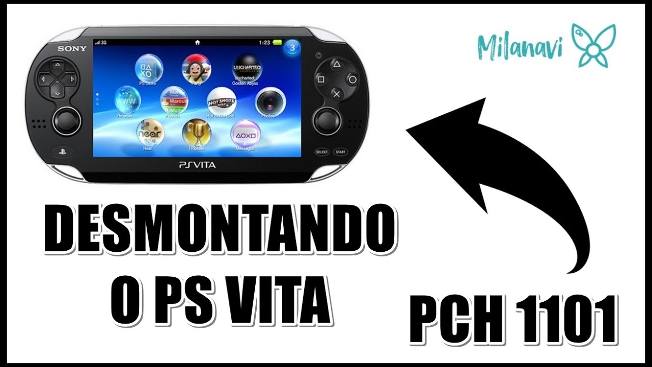 Como desmontar PS VITA PCH 1101 - PS VITA Teardown