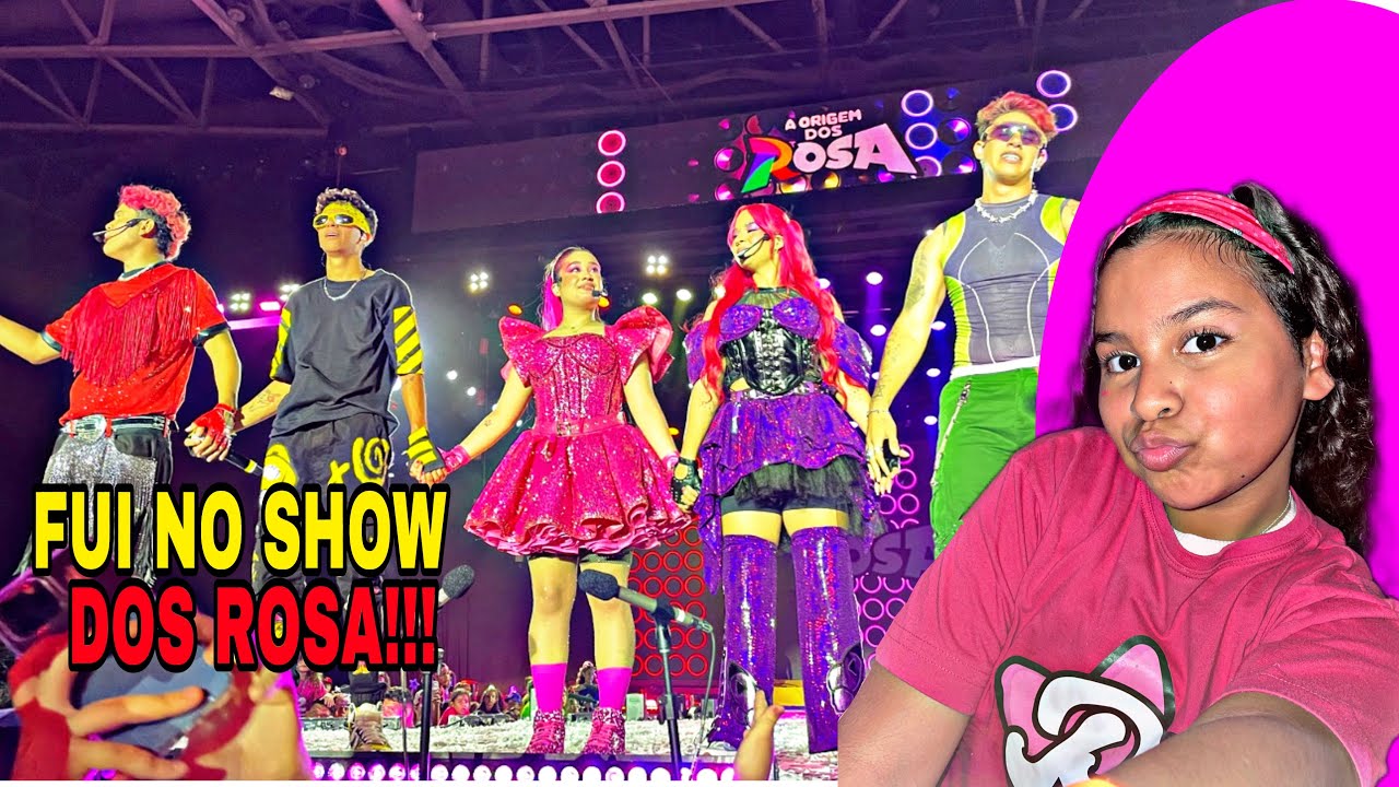 FUI NO SHOW DOS ROSA!!!!❤️💛🩷💜💚”A EMILLY VICK PEGOU NA MINHA MÃO 