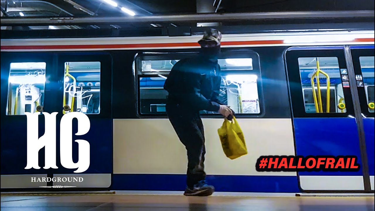 METRO MADRID GRAFFITI SESSION #HARDGROUND #hallofrail By SOWONE & WRITTERS MADRID
