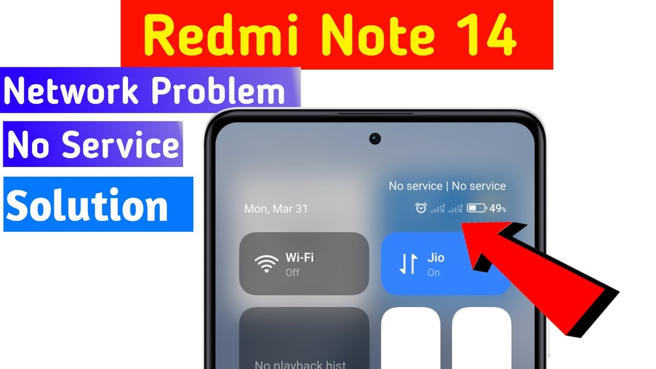 Redmi Note 14 network problem | Redmi Note 14 Slow internet problem solution