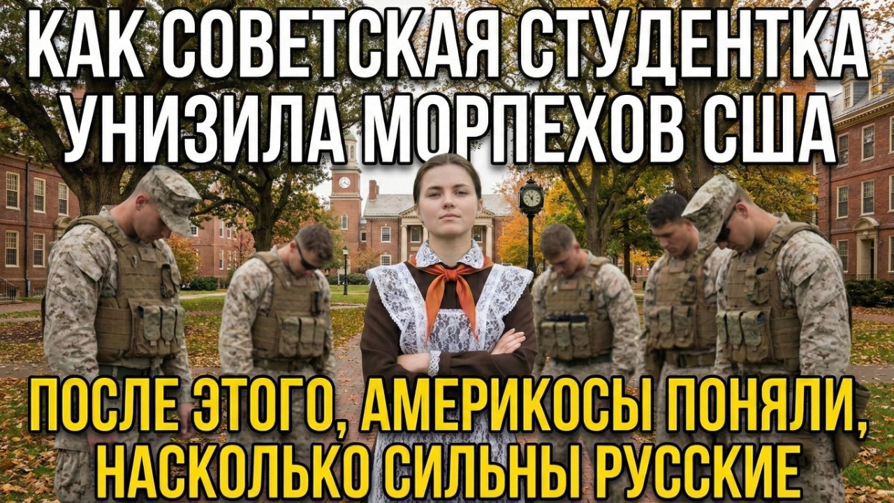 КАК СОВЕТСКАЯ СТУДЕНТКА УНИЗИЛА МОРПЕХОВ США