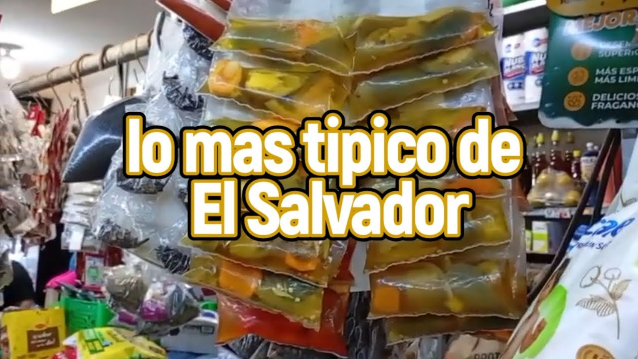 visitando el mercado en El Salvador