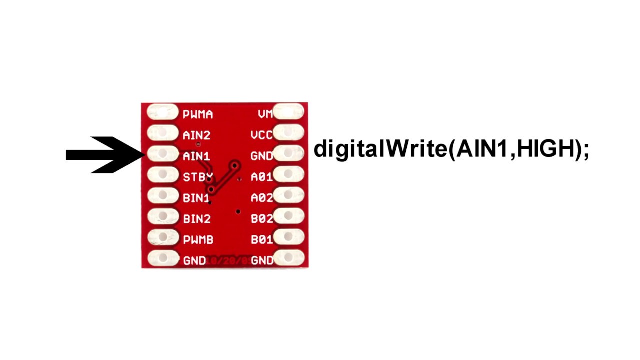 Explicaci&oacute;n Driver TB6612FNG Lamborghino  - Arduino