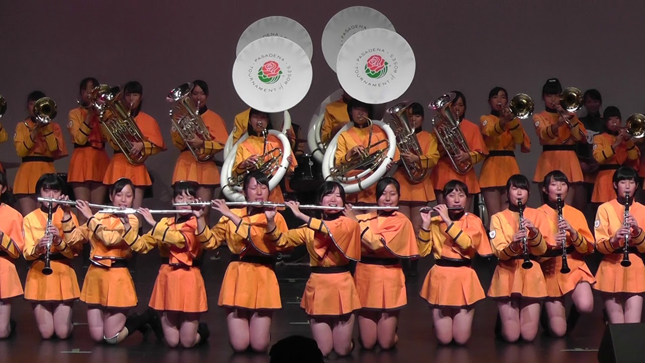 Kyoto Tachibana HS Green Band Festival 2018  -1/3  Stage Marching Show