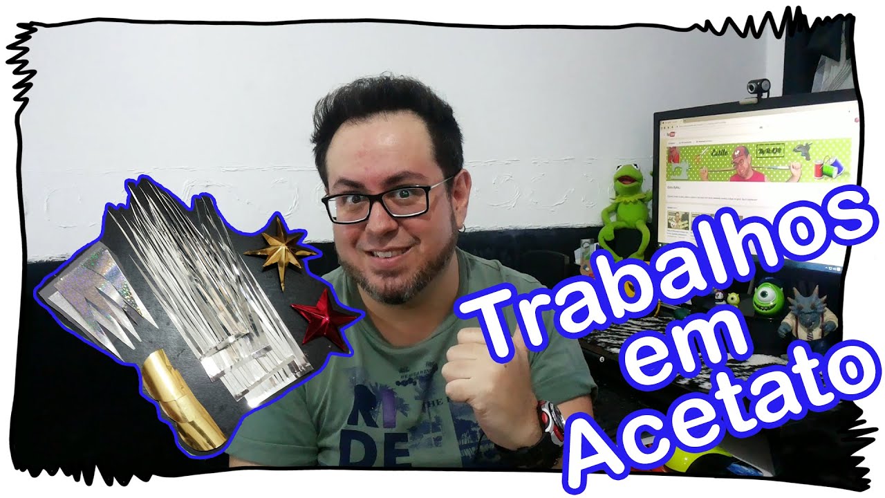 DIY - Trabalhos em Acetato (Costura, Colagem e Dobradura) • Estilo ByRAJ