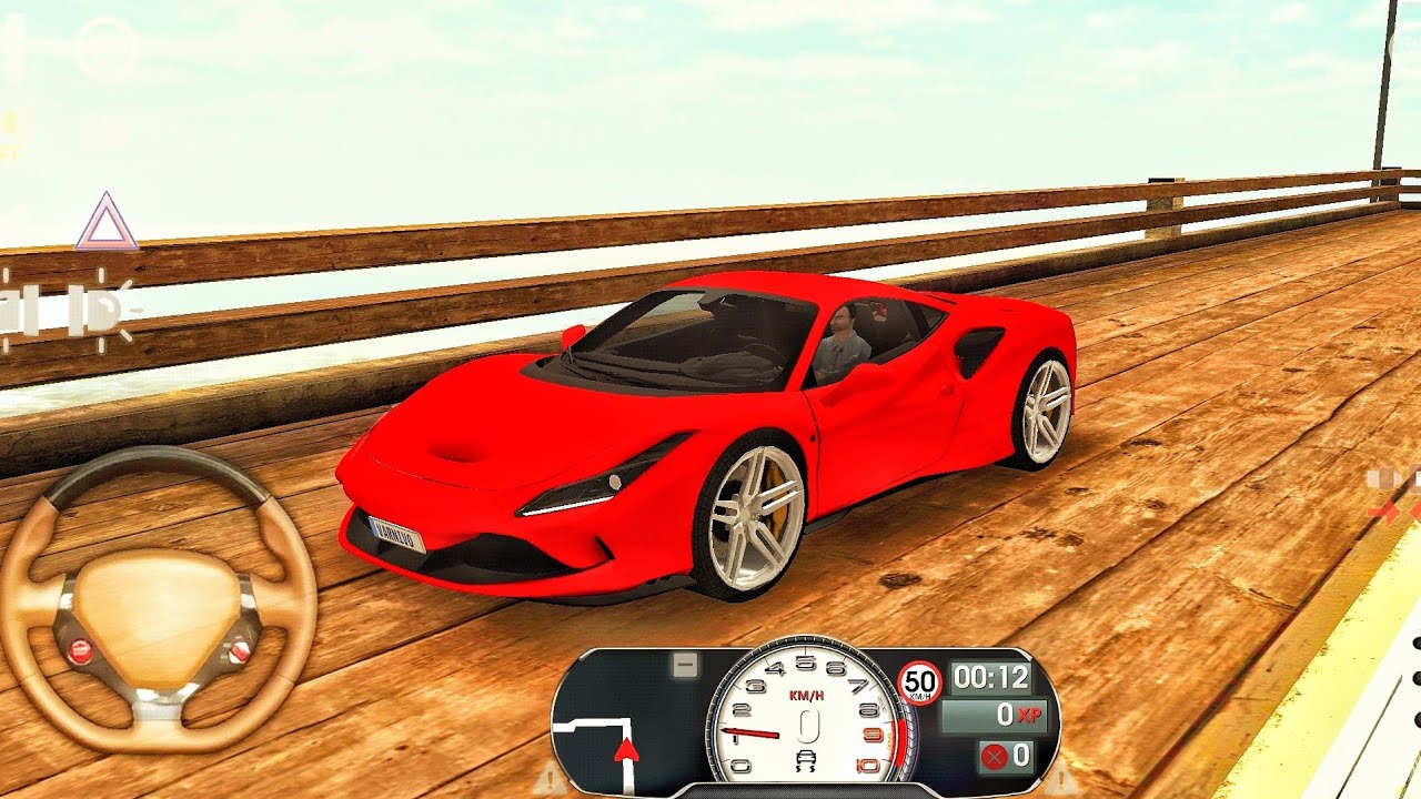 Driving School Sim 2020 - Ferrari F8 Tributo Crazy Fast Driving On Highway Android Gameplay