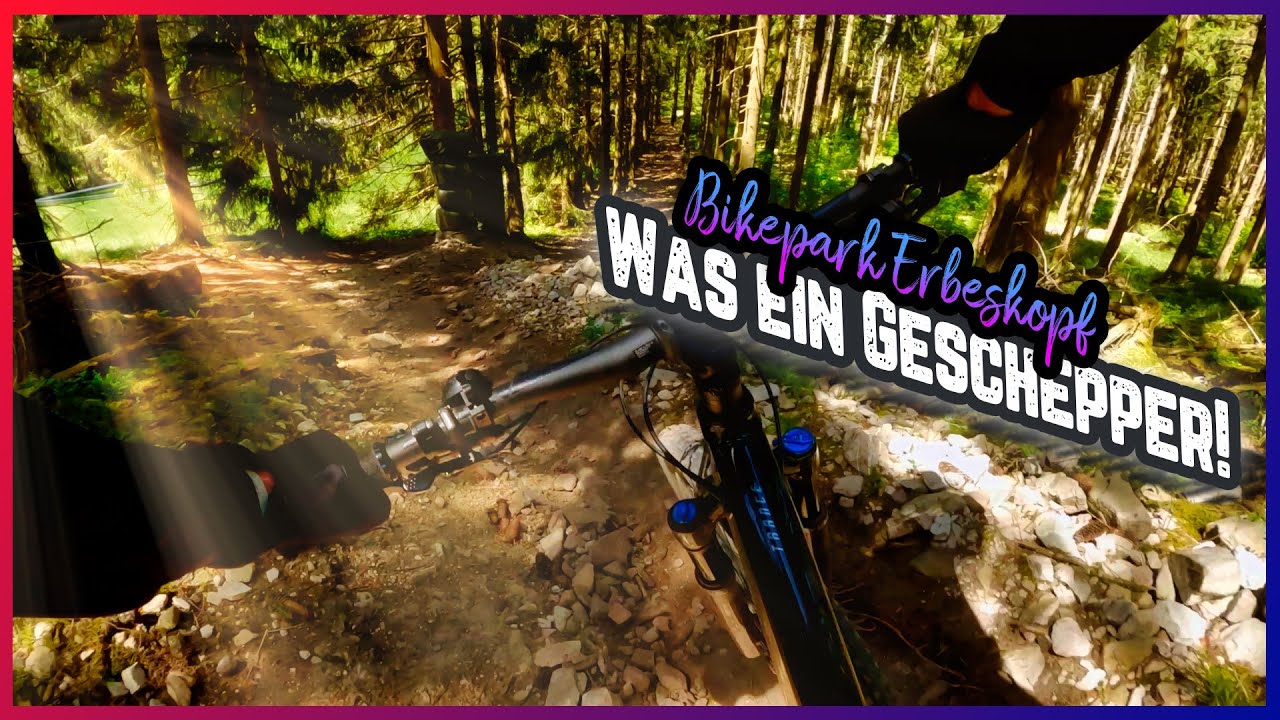 Wurzeln und lose Steine ohne Ende - Die schwarzen Lines im Bikepark Erbeskopf!