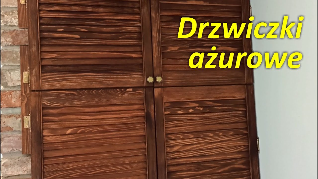 Drzwiczki ażurowe do szafy - Agatka zmienia kolor - montaż szafy i drzwi łazienkowych - odc. 25