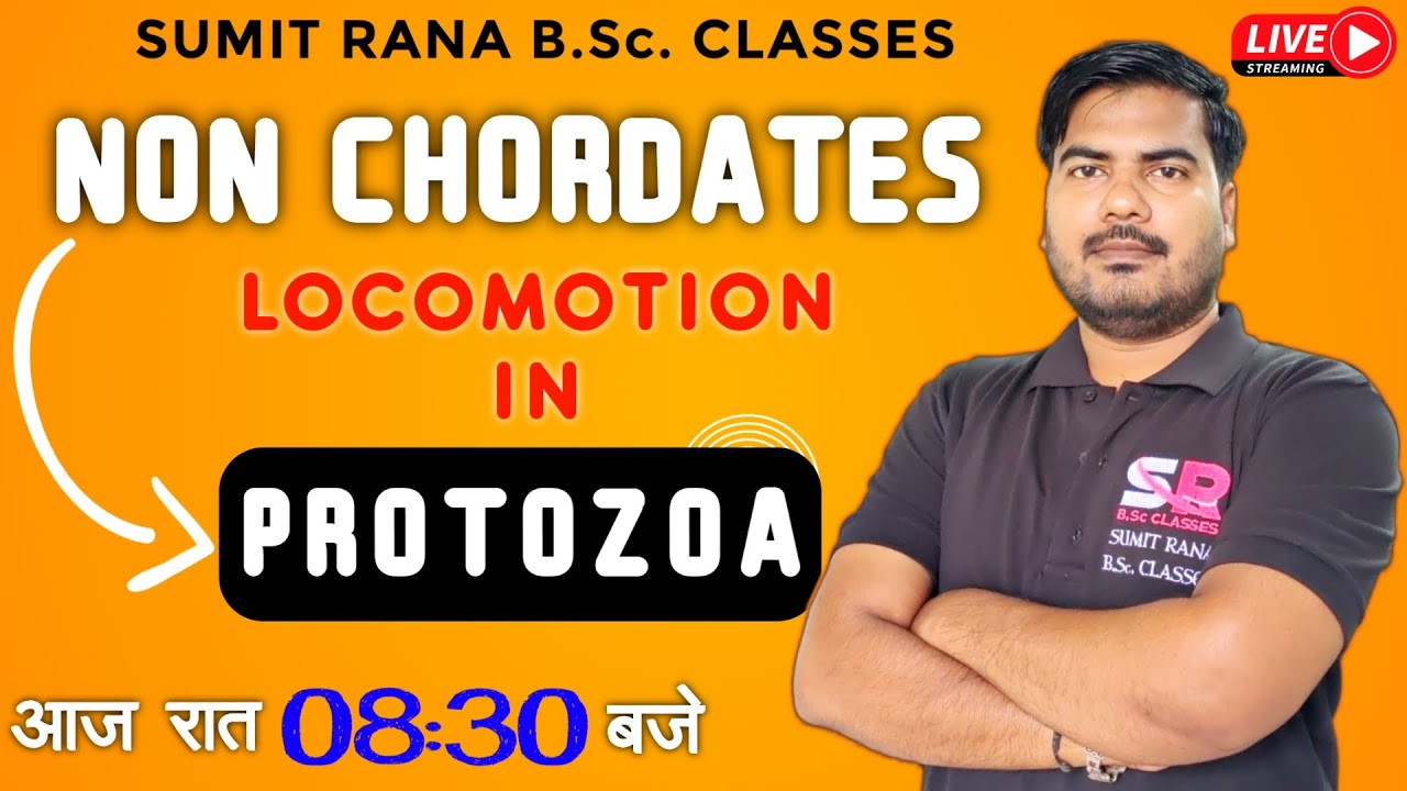 Locomotion In Protozoa || Non Chordates || Sumit Rana Sir