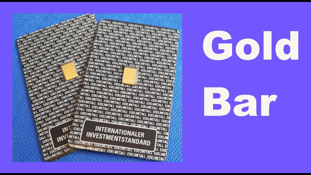 Gold Bar 1g in the ESG Patented CombiBar Process