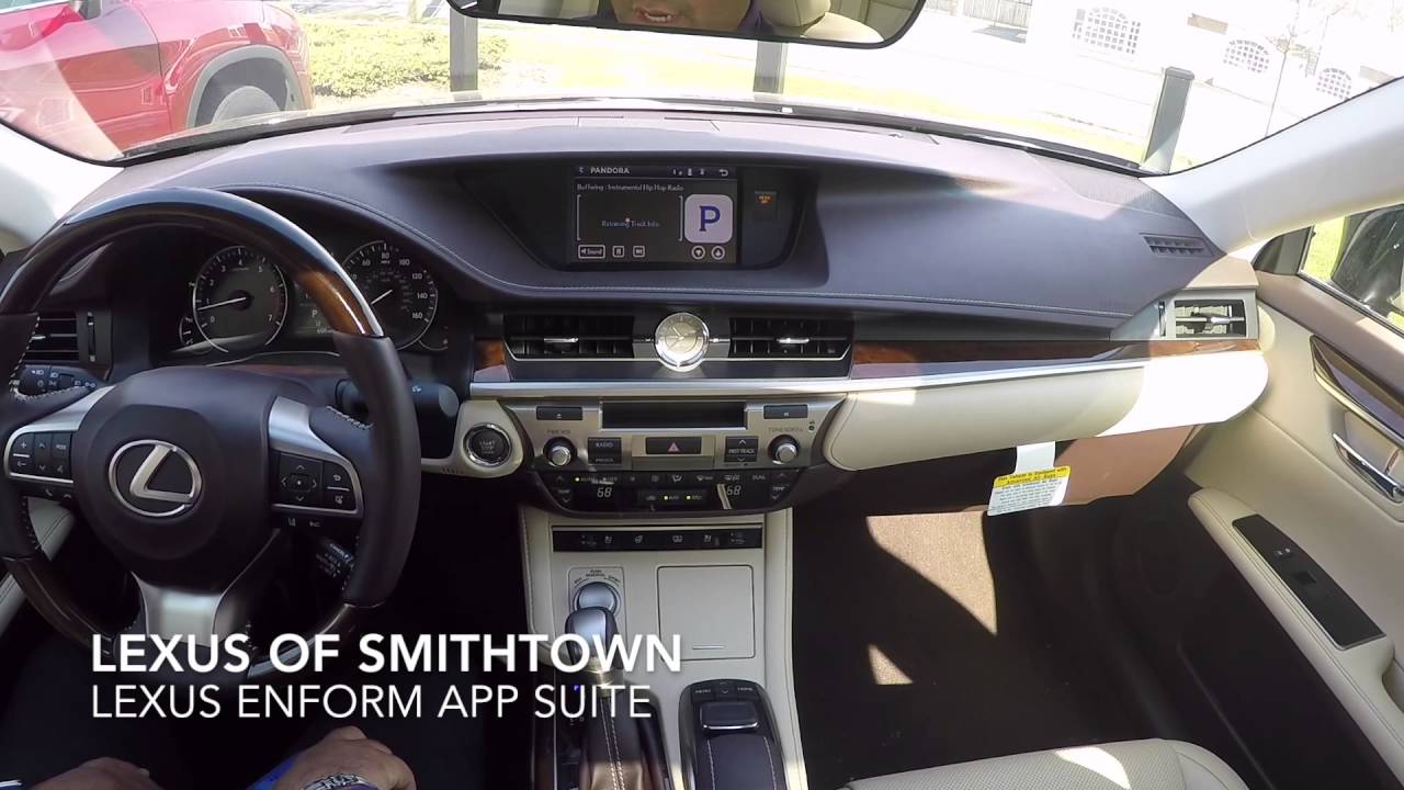 How to use the Lexus Enform App Suite
