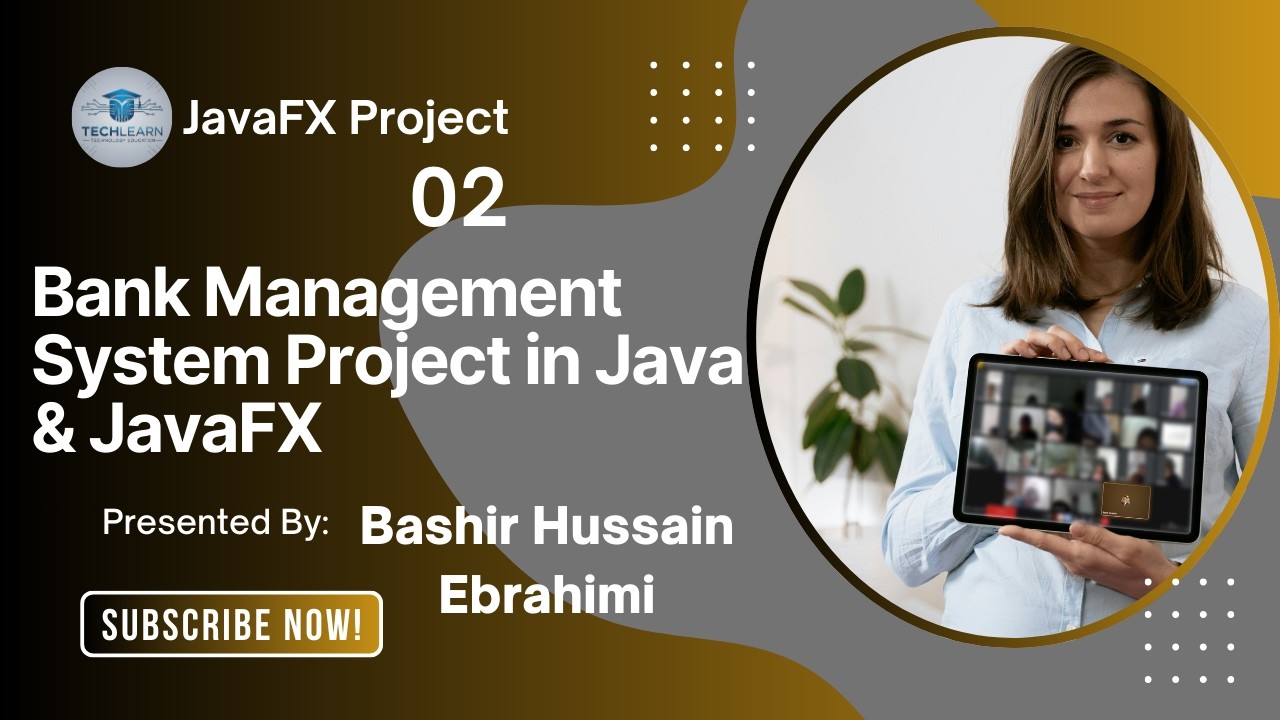 2- Bank Management System Project Demo | Java Banking App with JavaFX - Step-by-Step Full Course