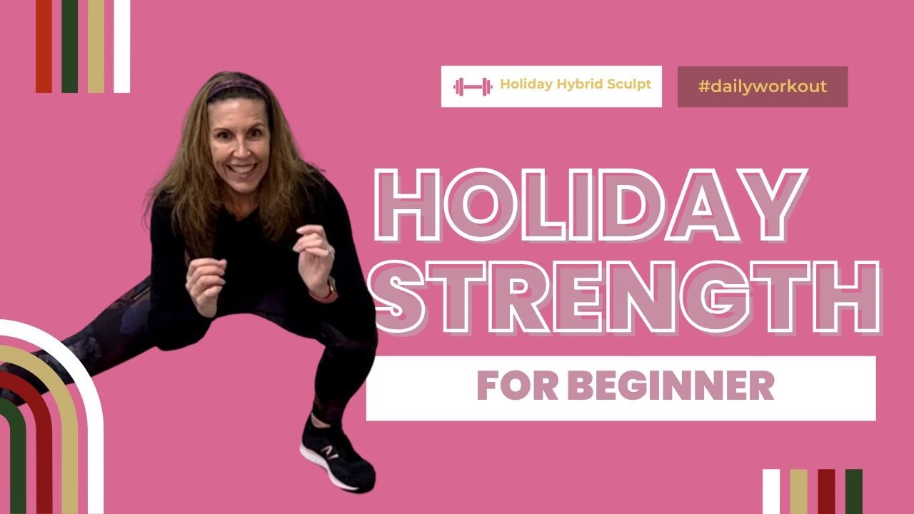 🔥 Legs + Arms Strength Workout | No Equipment Full Body (Holiday Hybrid Sculpt)