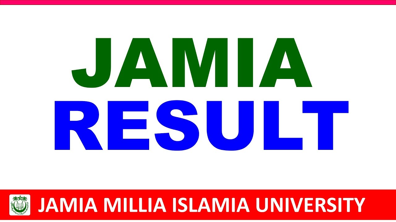 Jamia Result 2024-25 | Jamia Millia Islamia University Admission 2024 | JMI Result 2024
