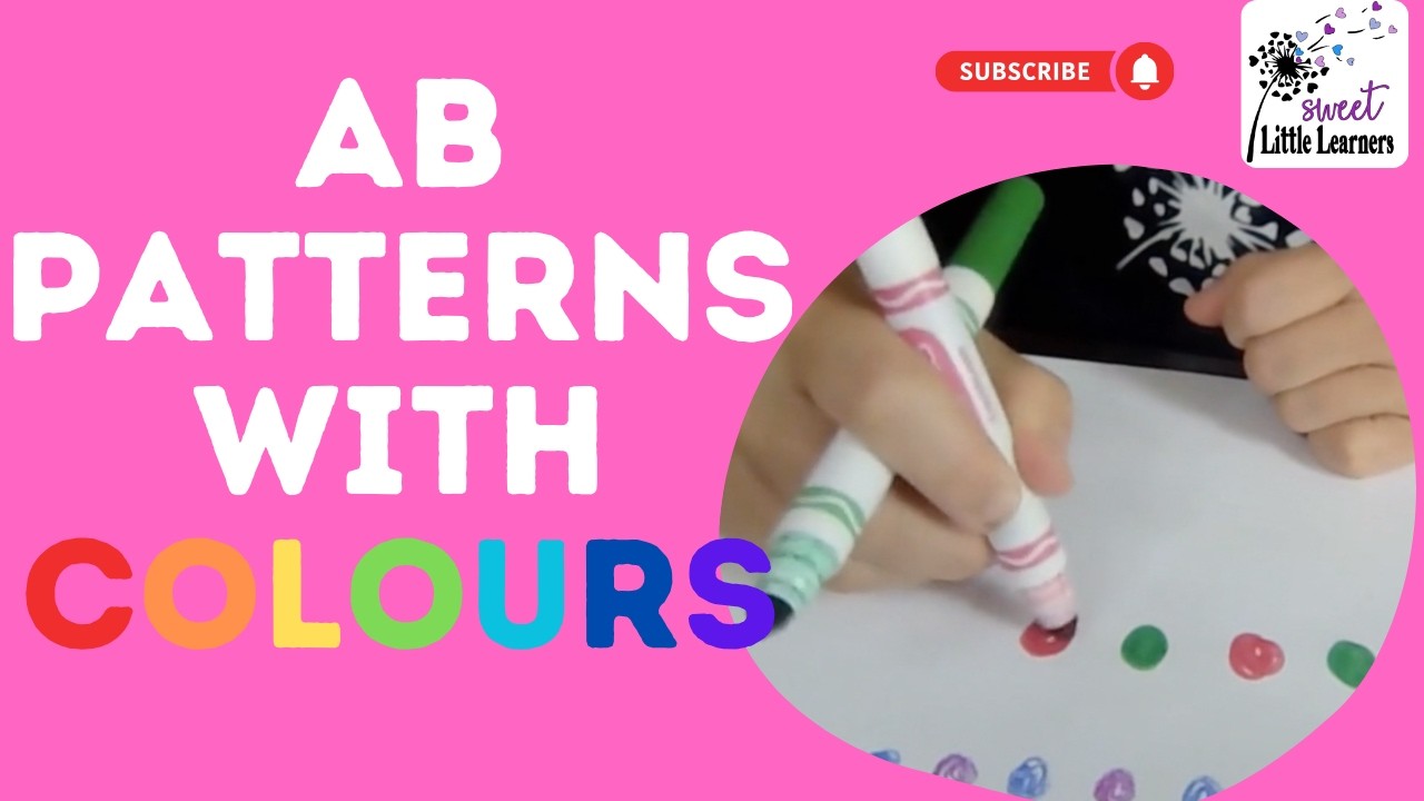 AB Patterns with Colours | Kindergarten Patterning | October Week 1 Day 2