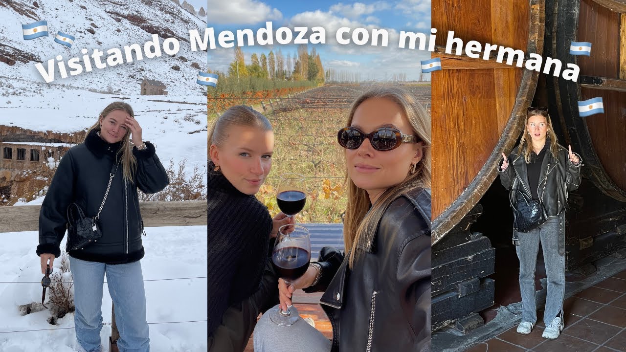 FRANCESAS EN MENDOZA, ARGENTINA : cosas sorprendentes de la ciudad, mucho vino y comida rica !