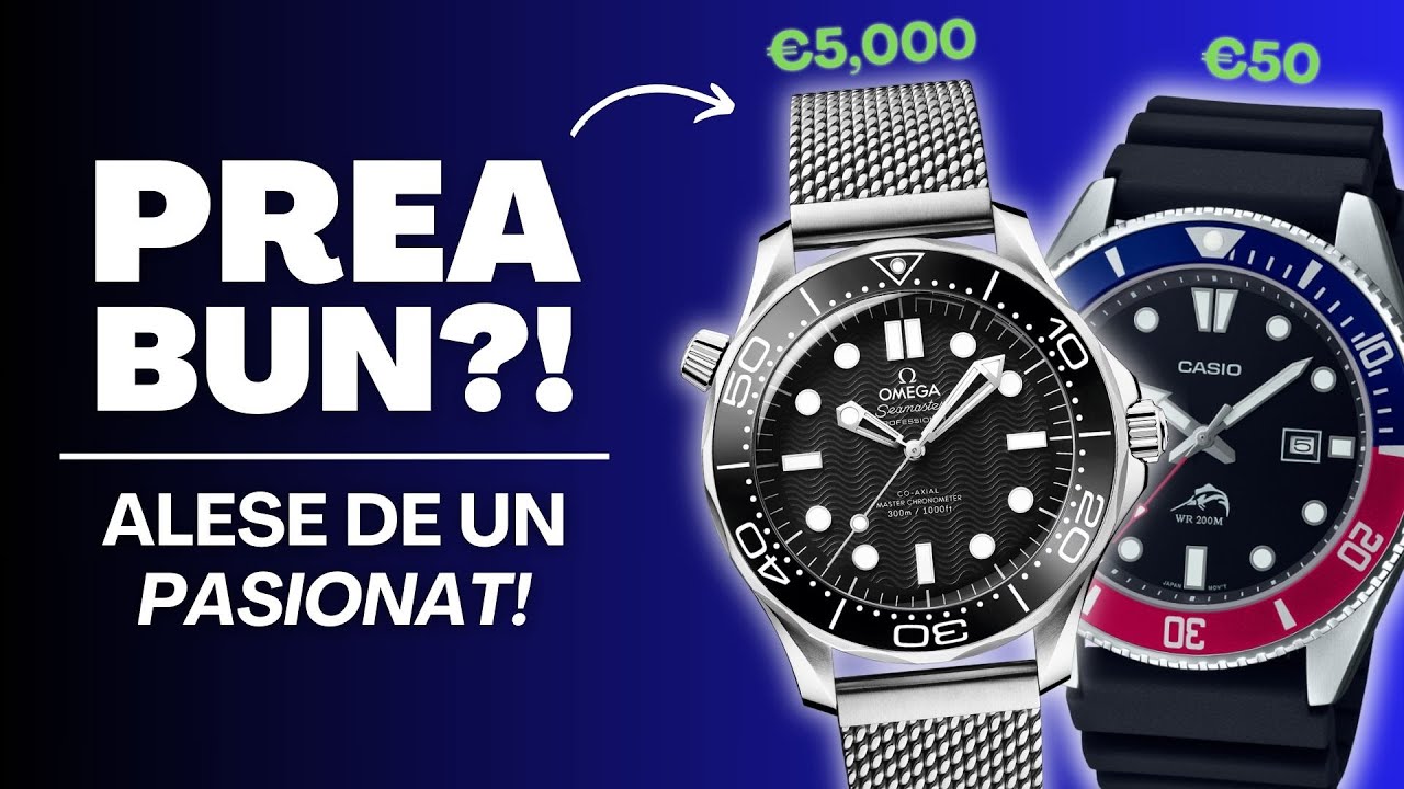 TOP +10 Ceasuri DIVER cu Raport Calitate-Preț IMBATABIL! | €50 - €5000 (2025)