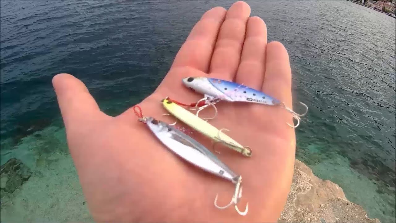 Shore fishing Adriatic Sea in Spring (Selce)