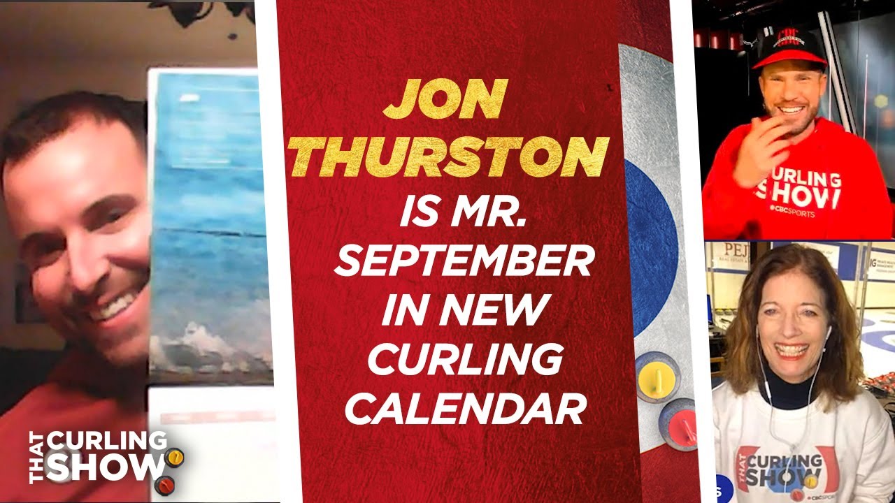 Jon Thurston reveals his spread in the curling calendar live on That Curling Show