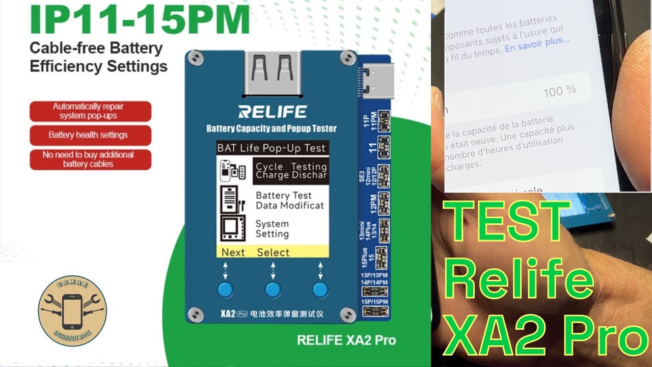 Test Relife XA2 Pro / Reparation batterie