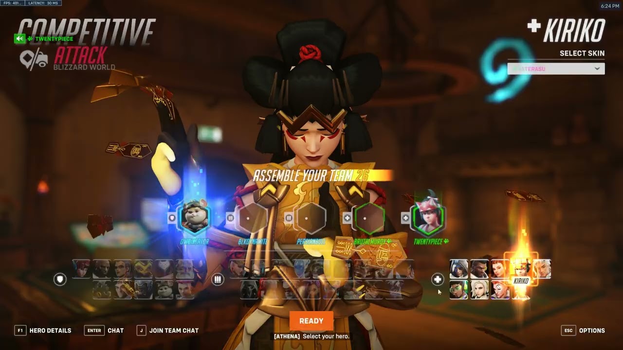 Competitive Blizzard World Kiriko POV TwentyPiece BrutalMurdy