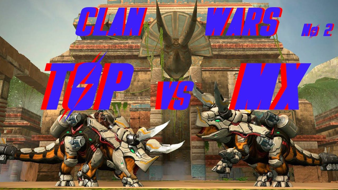 JMW. Dino war - Clan wars TOP vs MX. War No 2